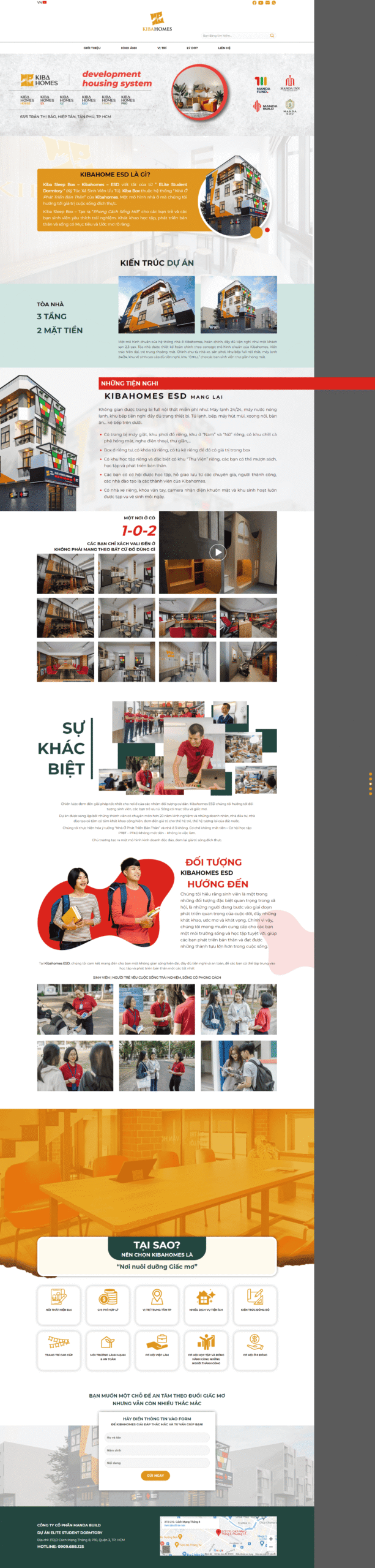 landing page Thuê nhà