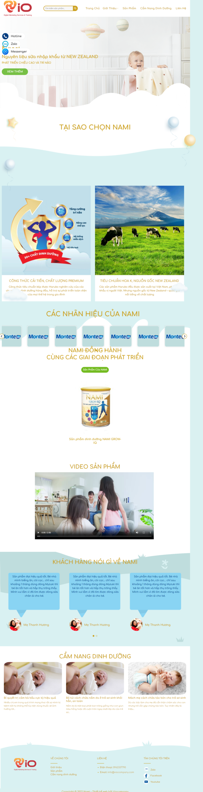 Sữa nhập khẩu Nami